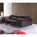 J&M Furniture JandM Furniture 179061111-S Italian Leather Sofa - Coffee 179061111-S